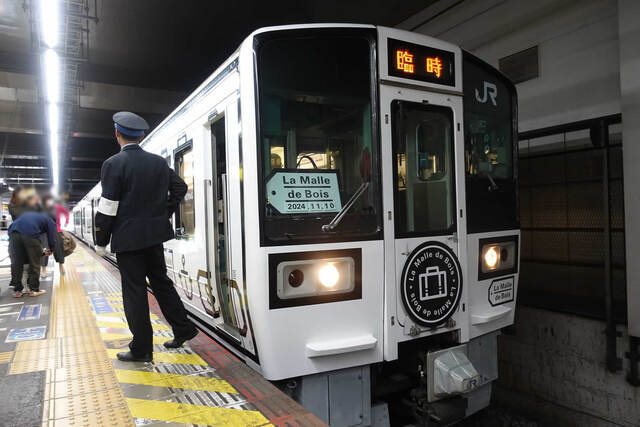 岡山駅の発車待ち