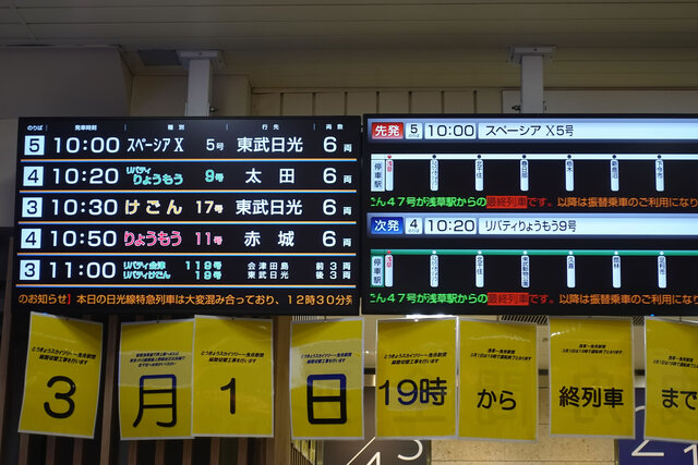 行き先案内