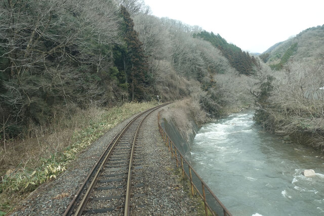 渓谷沿い