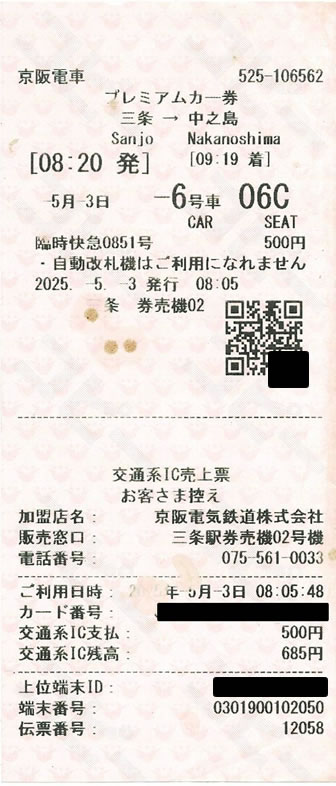 快急プレミアムカー券