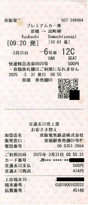 プレミアムカー券