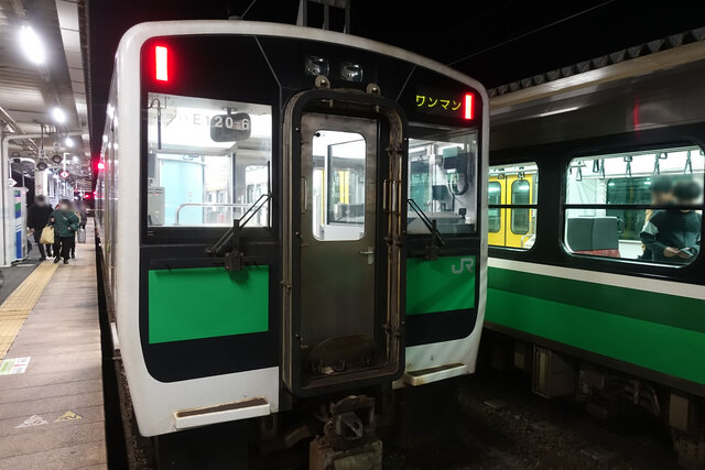 終点会津若松に到着。