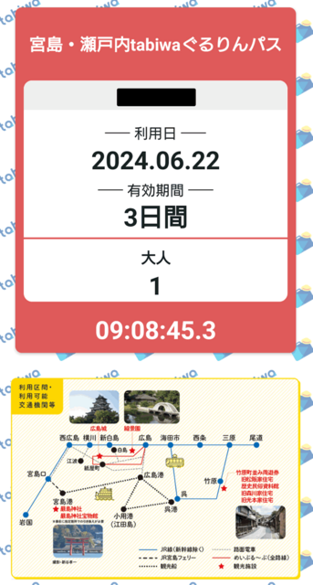 チケットとフリー区間