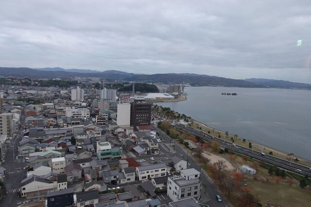 展望フロアからの眺め。