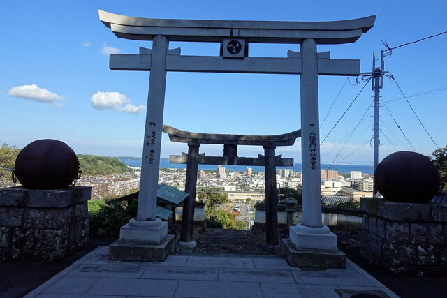 八幡竈門神社からの眺め